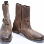 Cole Haan Air Brando Buckle L10 R9.5 C08714 brown leather moto boot shoe mismate
