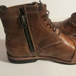 TIMBERLAND MEN SIZE 11.5 M Tan Leather Earthkeepers Side Zip Boots 19558  $139