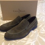 COLE HAAN Men’s Green suede FOLSOM VENETIAN II Shoes Sz 10.5 USA NIB Retail $198
