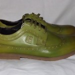 NIB CAPPELLETTI Green Leather Wing Tip Shoes 10 – 10.5 (It. 43) Italy Cole Haan