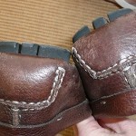 Mens Brown Cole Haan leather driving shoes Size 10.5