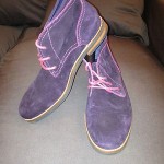Cole Haan Nike Air Chukka Boot Purple Men’s Pink Laces Fall 9 SoHo Suede