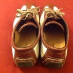 Men’s Cole Haan Brown White Leather Nike Air G Series Oxfords Shoes Sz  8.5 M
