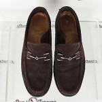 Mens Cole Haan Nike Air Stylish Brown Leather/Suede Loafers Shoes Sz. 9 M