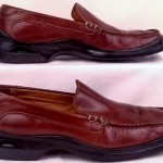COLE HAAN Mens Brown Leather Loafers NIKE AIR Size 8.5 M EUC