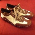 Men’s Cole Haan Brown White Leather Nike Air G Series Oxfords Shoes Sz  8.5 M