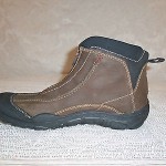 CLARKS MUCKERS MEN NICE RUSTIC BROWN LEATHER ZIP-UP WATERPROOF CHUKKA BOOTS 10M