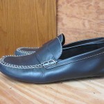 Cole Haan Men’s Black Leather Casual Slip  On
