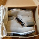 Timberland Mens 6inch Premium Waterproof Nubuck Boot VERY RARE LITE GREY COLOR