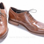 Cole Haan Pitney Air C09150 brown 8.5 leather wingtip lace oxford shoe NEW $248