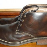 Mens Preowned Sz 9.5 M Leather Brown Ankle Clarks Boot