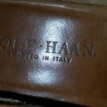 Cole Haan Mens Tan & White Italian Leather Loafers, Size 8.5, EUC