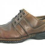 CLARKS Sz 9.5 Touareg Oxford Brown Leather Casual Shoes Men’s 9 1/2 9.5M