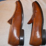 NICE PREOWNED Cole Haan Men’s BUTTERSCOTCH Brown Leather Loafers Shoe Size 8.5D
