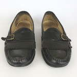COLE HAAN CITY Men’s Black LEATHER Slip on LOAFERS w/ Buckle Size 10.5 D