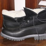 Mens TIMBERLAND black roll down boots  sz 10  Exc cond