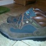 TIMBERLAND FIELD BOOTS(MEN’s SIZE 10M)(Brown&Green)