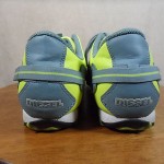 DIESEL VIKING  SIZE 12 US GREEN LEATHER SHOES MENS  SNEAKERS TRAINERS LNC