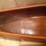 Men’s COLE HAAN Genuine Hand sewn  Leather Loafers Shoes Size 10.5 D Brown