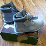 Timberland Mens 6inch Premium Waterproof Nubuck Boot VERY RARE LITE GREY COLOR
