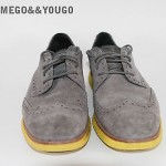 Cole Haan LunarGrand Mens Wingtip Suede Lace Up Oxfords Brown size 12
