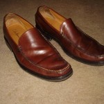Men’s Size 12M COLE HAAN NIKE AIR Brown Leather Loafers