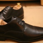 Men’s Hugo Boss Black Leather Shoes Size UK 10