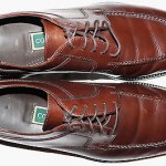 COLE HAAN MENS SZ 9.5 BROWN LEATHER OXFORDS LACE UP COMFORT SHOES