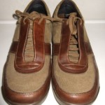 Cole Haan Air Brown/ Green Leather Casual Oxford Shoes Sneakers Mens Sz.9 M
