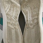 DIESEL MEN’S LOUNGE LACE-UP SNEAKERS WHITE GREEN GRAY 12 MEDIUM $125  HNPZ
