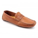 Cole Haan Howland Penny Mens Size 10 Tan Leather Loafers Shoes No Box