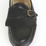 COLE HAAN CITY Men’s Black LEATHER Slip on LOAFERS w/ Buckle Size 10.5 D