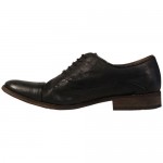 Diesel Mens Chrom Black Leather Casual Dress Lace Up Oxfords Shoes 10