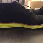 Cole haan Chukka Lunar grands Size 8 Black Suede  Volt Used