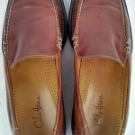 COLE HAAN Mens Brown Leather Loafers NIKE AIR Size 8.5 M EUC