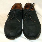 MENS Black Suede Leather COLE HAAN USA Gumlite Sole Oxfords 11.5 D