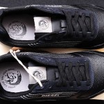 NIB Diesel Men’s Black Leather Fashion Casual Athletic Fashion Shoes Size 8