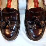 Cole Haan City Mens Burgandy Tassle Loafers 10.5 D Dress Shoes
