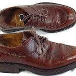 Cole Haan Brown Leather Oxfords Mens Shoes Size 8M US Made in Spain