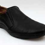Men’s Cole Haan Nike Air Black Leather Slip on Shoes Size 9