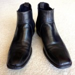 HUGO BOSS BLACK  Leather ‘Decio’ Men’s Boots Size 11 Good Condition !!