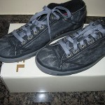 DIESEL EXPOSURE LOW I CANVAS SNEAKERS BLACK Sz: US 10.5 EUR 44