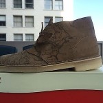 Supreme x Clarks Originals Map Suede Desert Boots Tan 10.5