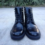Cole Haan Black Leather Cap Toe Jump Boots, SZ 8.5 M Green Label