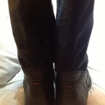 Hugo Boss Mens Black Leather Boots-Sz45, Us Sz 11-12. Perfect Shape!