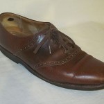 COLE HAAN Vibram Men’s Brown Leather OXFORD Shoes Size 10?