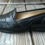 BRAGANO by Cole Haan Italian penny loafers black leather slips-ons 8½ M!