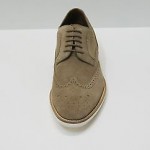 HUGO BOSS BLACK LABEL Cortios Suede Lace-up Wingtip Oxfords Dress Casual Shoes