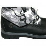 Timberland Mens Work Boots Size 10.5 M 27545 Rll Top Camo Black Leather
