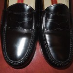COLE HAAN PINCH PENNY C03503 10 1/2D black leather LOAFER SLIP ON shoe